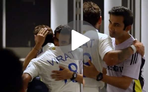 [Watch] Gautam Gambhir Emotionally Hugs Virat Kohli After His 30th Test Century